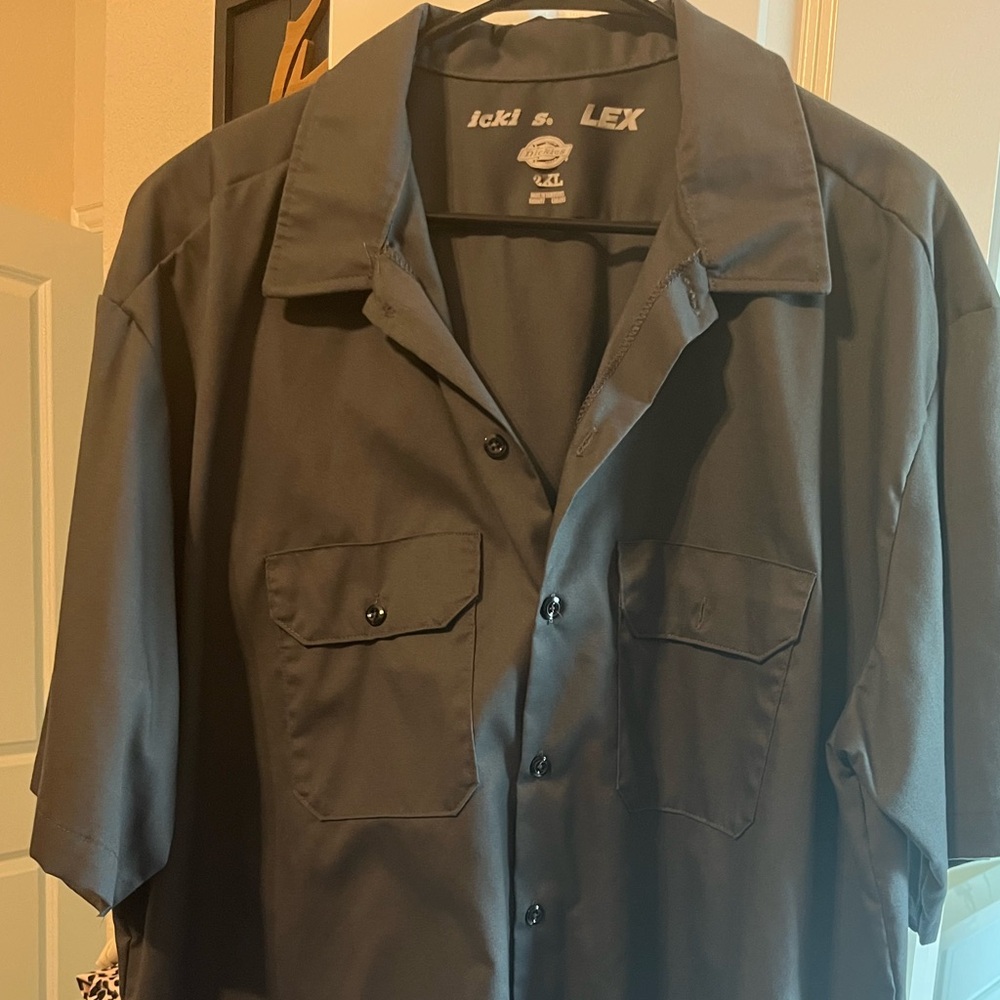Dickies 2xl button down shirt